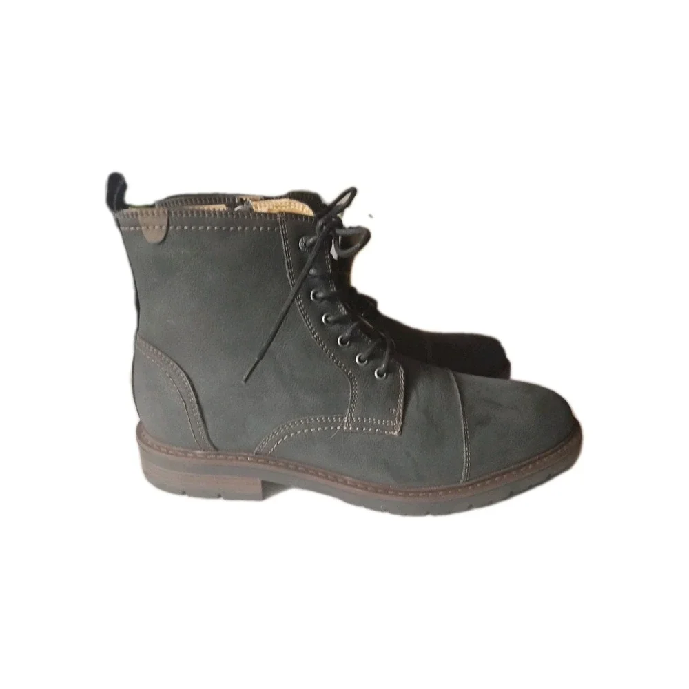 Dockers Mens Rawls Rugged Lace-up Synthetic Leather Lugged Cap Toe Boot Men's 11